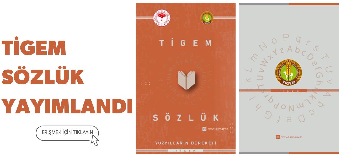 TİGEM Sözlük Yayımlandı